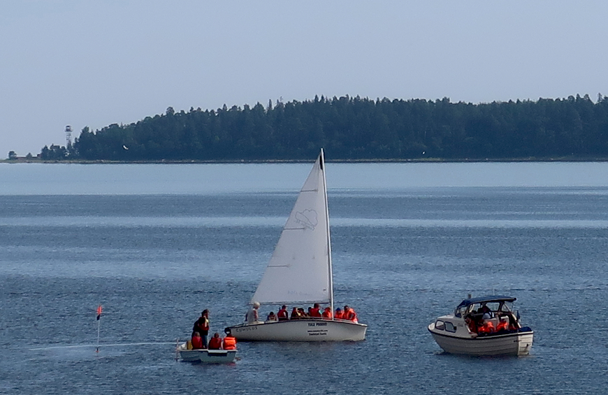 kalurilaager 20.07-21.07.2020 võrkude nõudmine Käsmu lahel