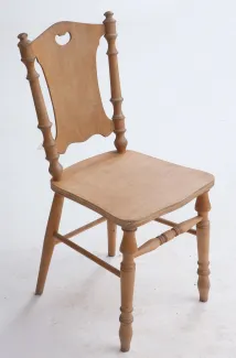 Käsmu Meremuuseum - Luterma väljalõiketehnikas seljatoega tool F1-67 KMM/FUR_2004