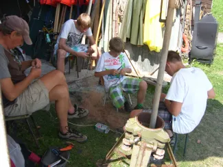 Käsmu Meremuuseum - Laager 2011 võrkude seadmine