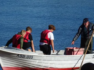 Käsmu Meremuuseum - Laager 2023 Kalle Jüriskaga merepäästja ja kaluriga kalal