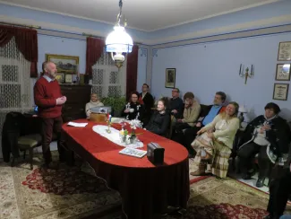 Käsmu Meremuuseum - Neeme Kuningas ettekanne külarahvale 2016 talv