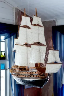 Käsmu Meremuuseum - Palkoni üks laevamudelitest