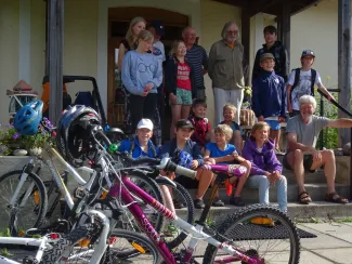 Käsmu Meremuuseum - 27.07.2022 NOOR KALUR laagripäeva hommik juhendajatega Aarne, Kalle, Virko ja Kalev 