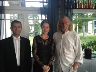 Käsmu Meremuuseum - 01.08.2014 Maksim ja Svetlana Tarnorutsky koos Aarnega peale kontserti