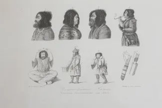 Käsmu Meremuuseum - Ainud, gravüür KMM/KU_393