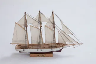 Käsmu Meremuuseum - P/L Salme laevamudel