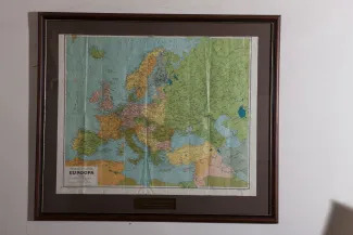 Käsmu Meremuuseum - Euroopa kaart GREEN BELT KMM/KAA_899