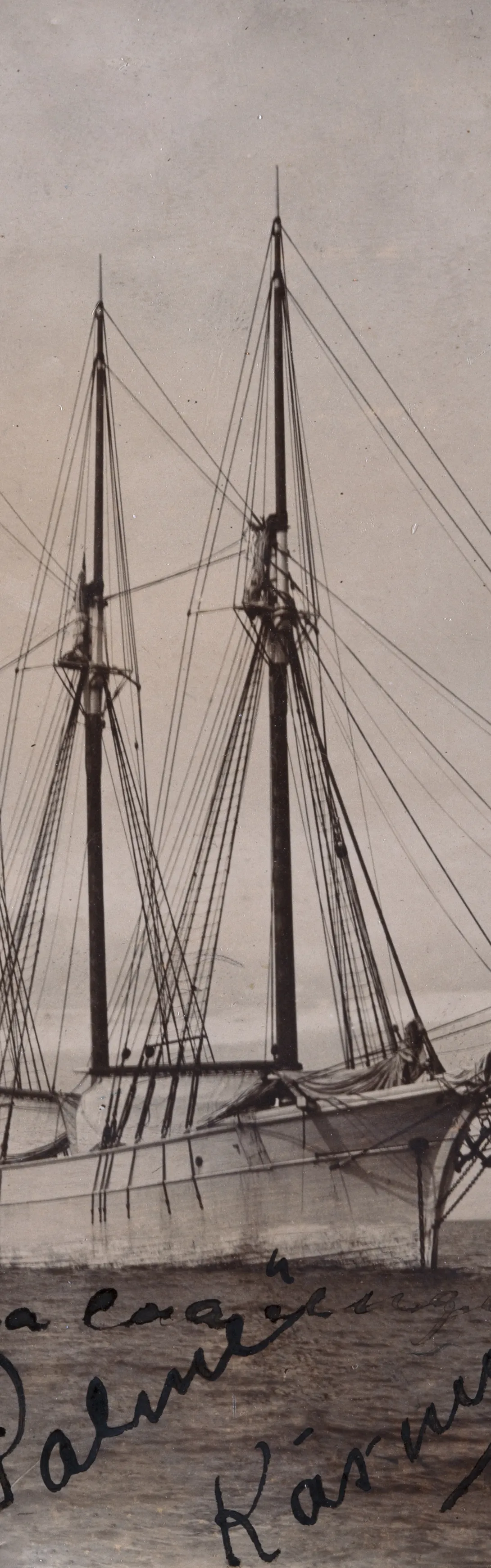 P/L Salme puuvillalaadungiga Narva, peatus Käsmu lahes