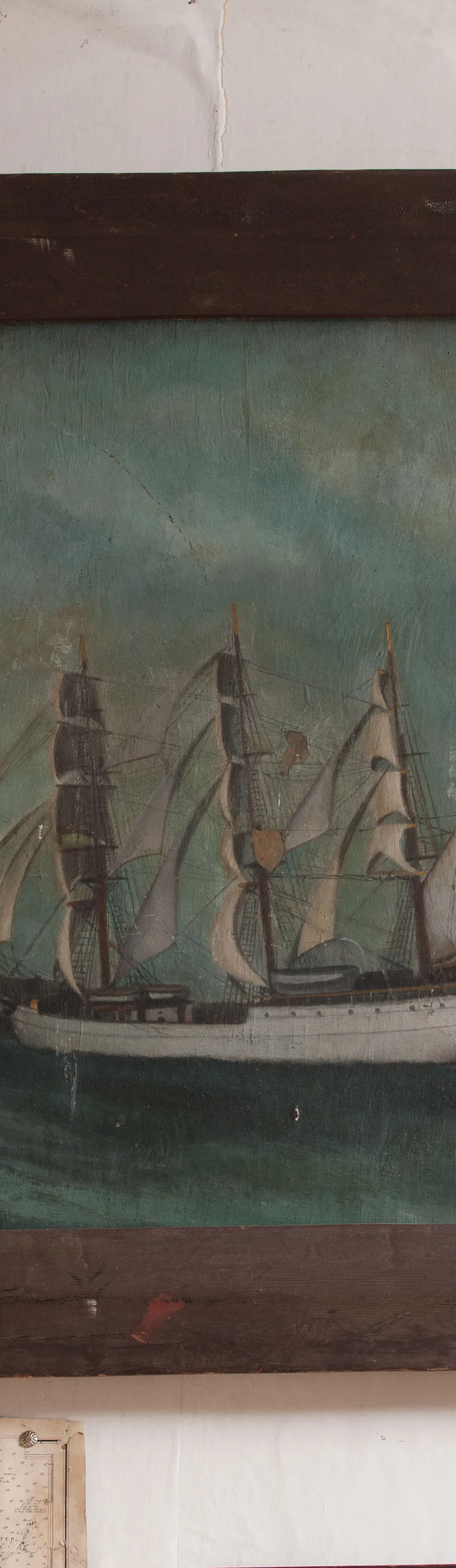 Käsmu Meremuuseum - 3-mastiline purjekas, maal KMM/KU_284