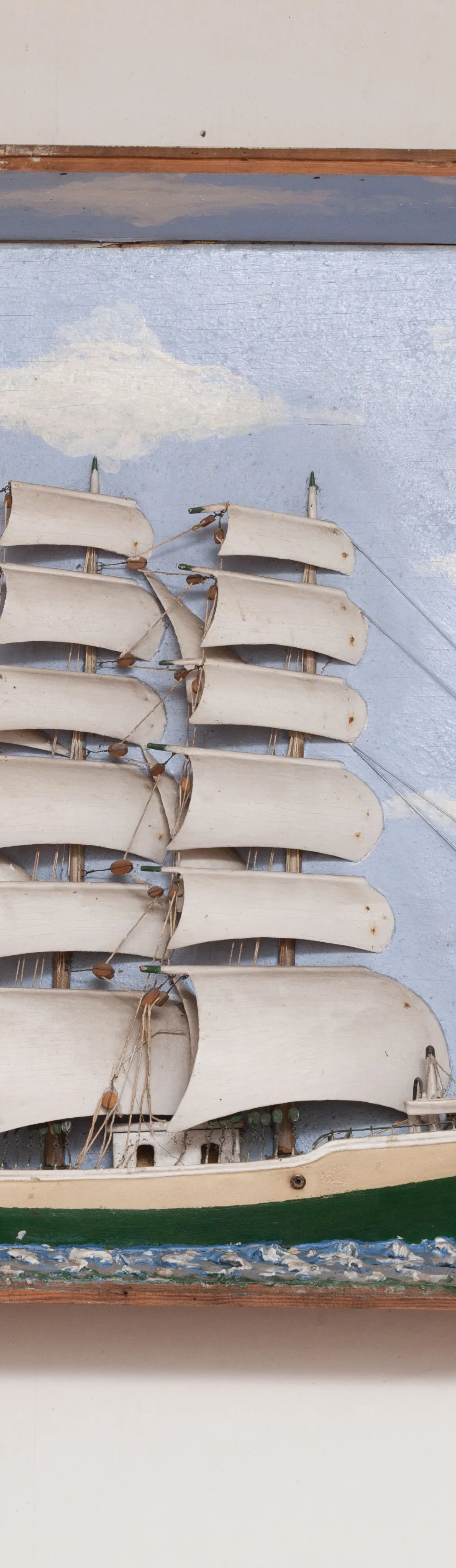 Käsmu Meremuuseum - 3-mastiline purjeka poolmudel KMM/KU_306